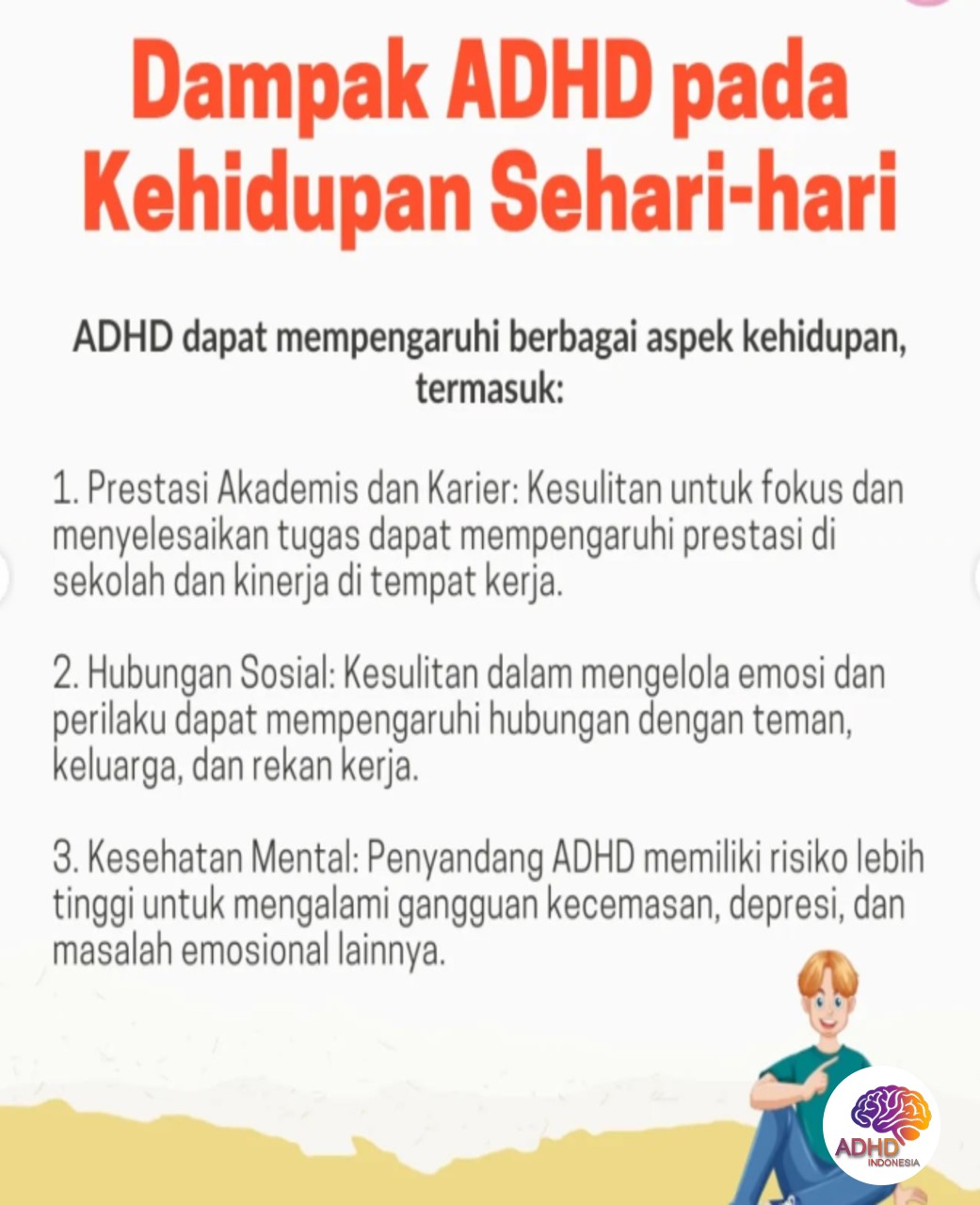 ADHD dan Hubungan Sosial Anak di Lingkungan Sekolah di Kota Pematang Siantar